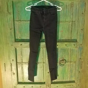 American Eagle - super high-rise,  black jeggings